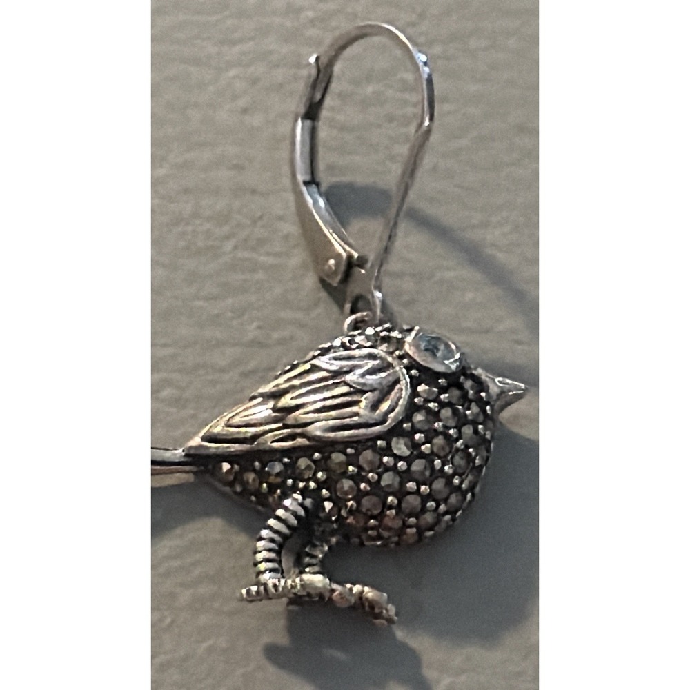 Aura By TJM 925 Silver Thailand Bird Earrings -#357 - Picture 3 of 6